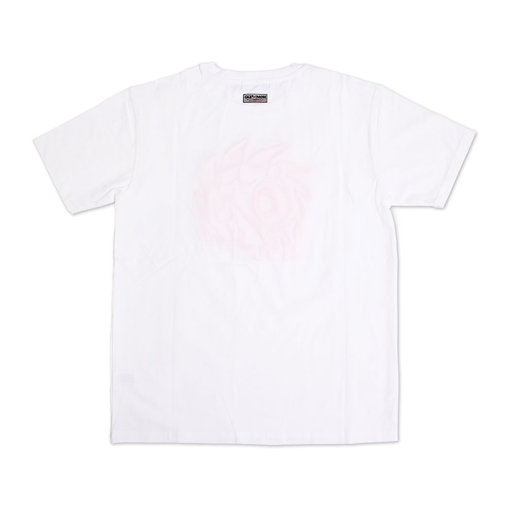 ネオンスプレー立体刺繍半袖Tシャツ【GREED MONSTER】