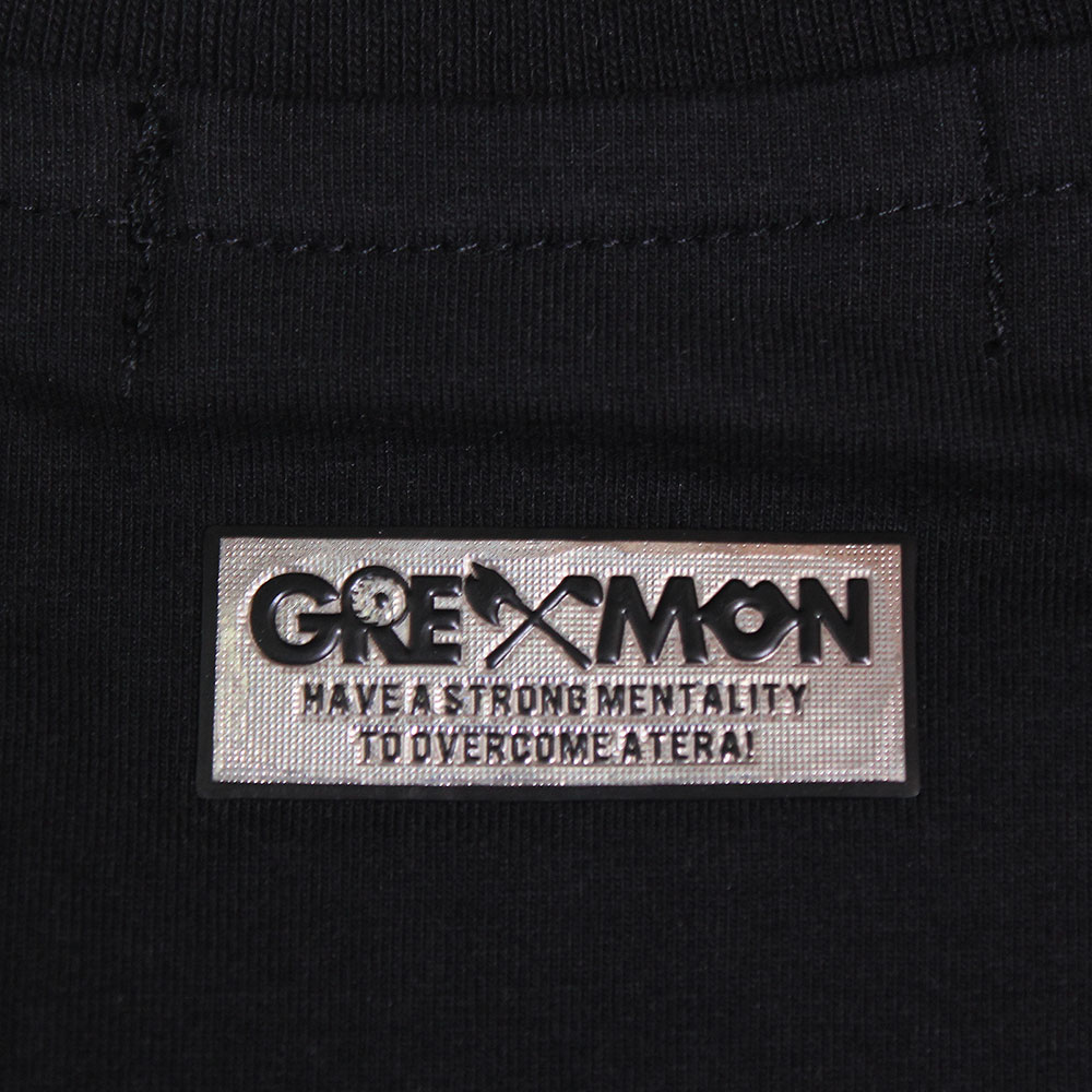 ネオンスプレー立体刺繍半袖Tシャツ【GREED MONSTER】