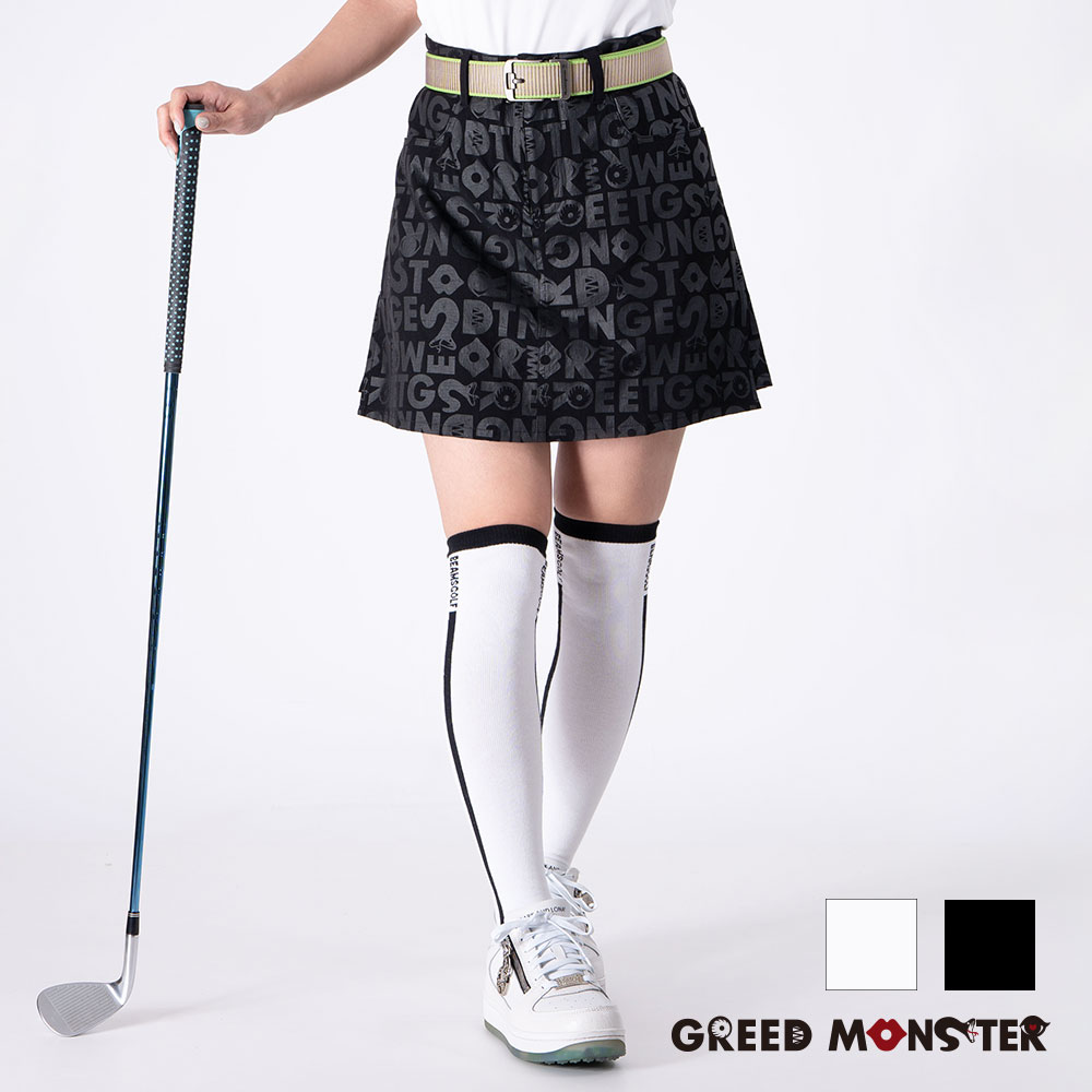 【GREED MONSTER】グリードモンスター Panel print スカートパンツ