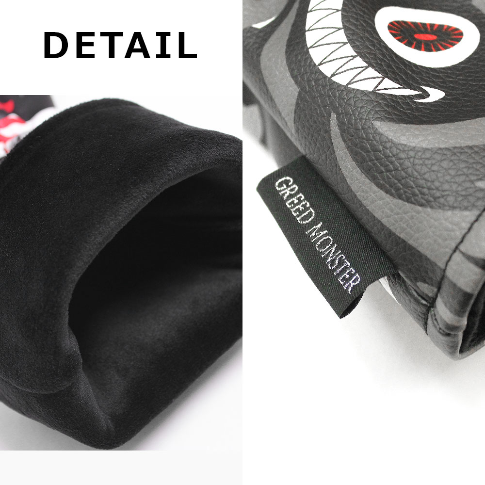 ブロックチェックモンスターヘッドカバー【GREED MONSTER】