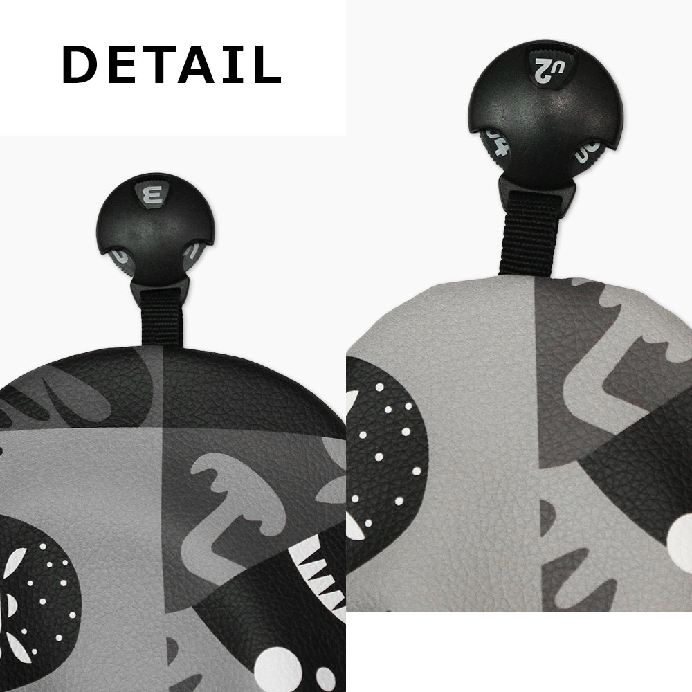 ブロックチェックモンスターヘッドカバー【GREED MONSTER】