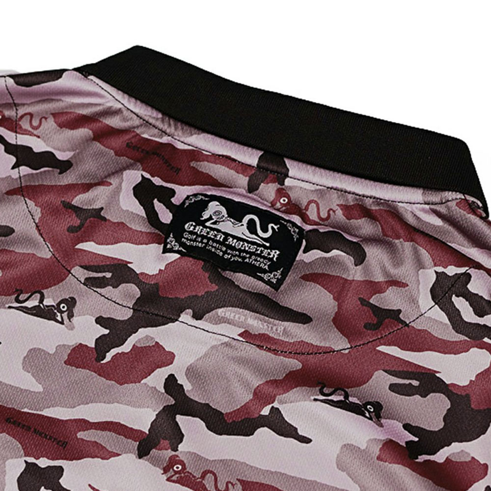 ATHERA Camouflage メッシュポロシャツ