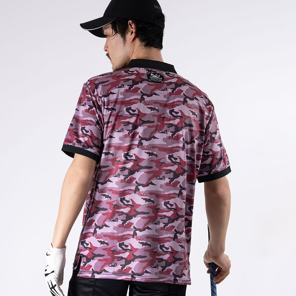 ATHERA Camouflage メッシュポロシャツ