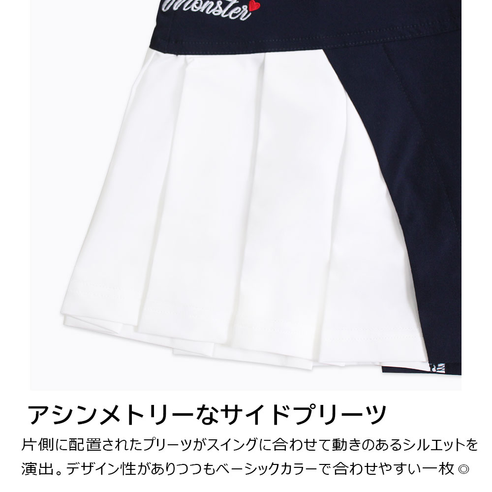 アシンメトリープリーツスカート【GREED MONSTER】