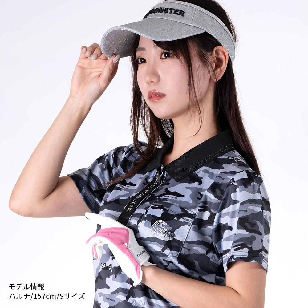 レディースウェア ATHERA Camouflage Mesh Polo-shirts ATHERA Camouflage メッシュポロシャツ | レディース | Condor19