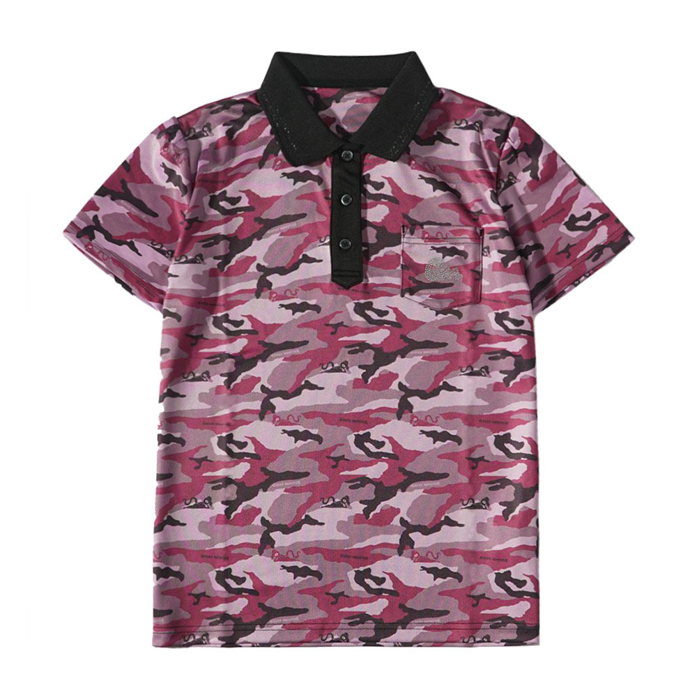 レディースウェア ATHERA Camouflage Mesh Polo-shirts ATHERA Camouflage メッシュポロシャツ | レディース | Condor19