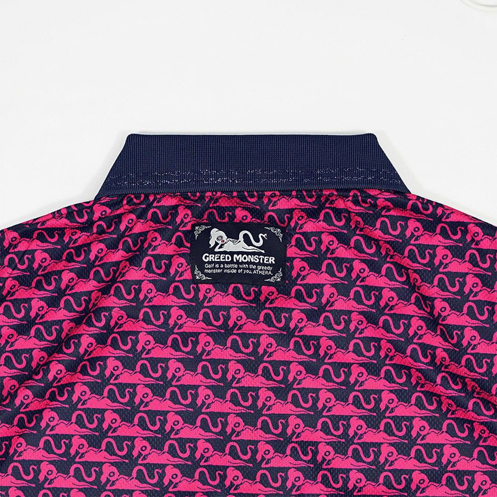 ATHERA pattern ポロシャツ