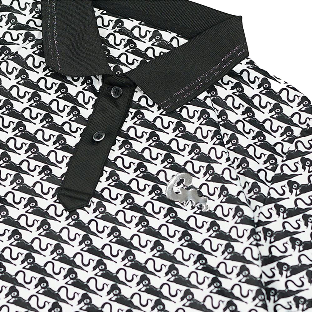 ATHERA pattern ポロシャツ