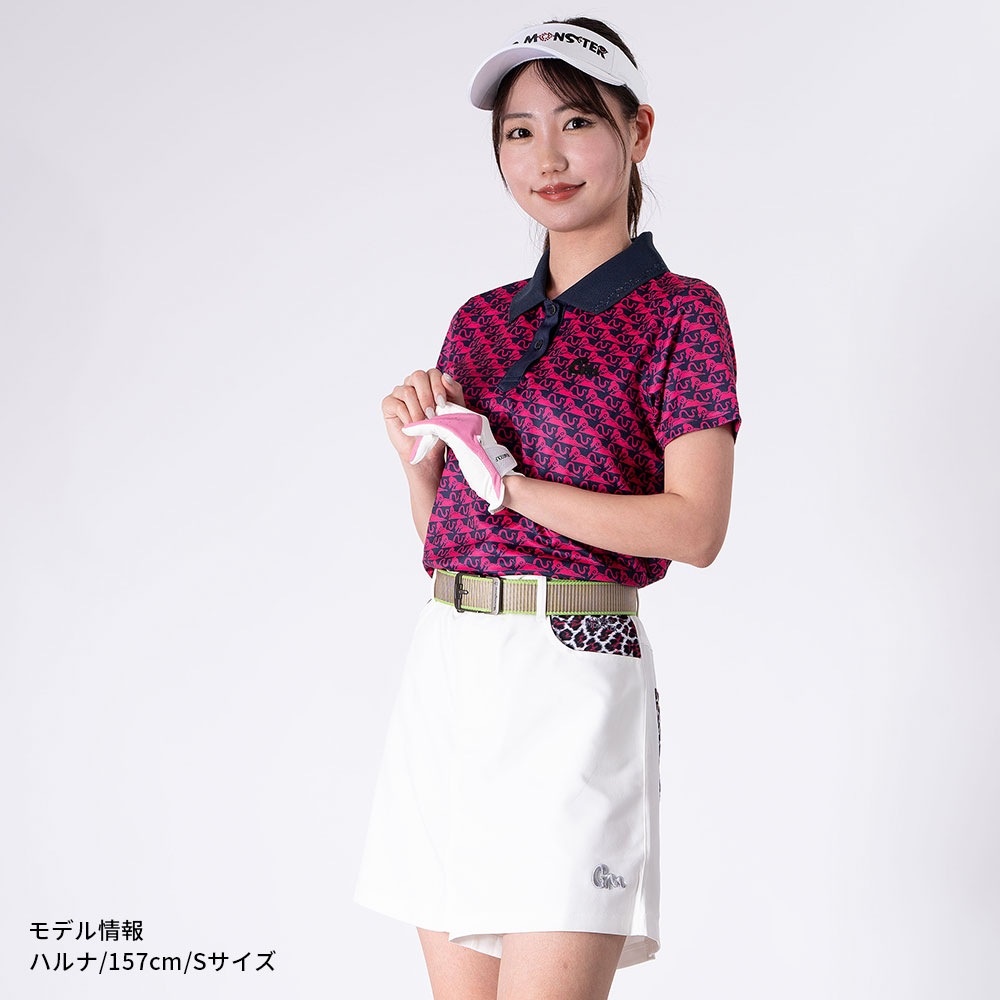 ATHERA pattern ポロシャツ