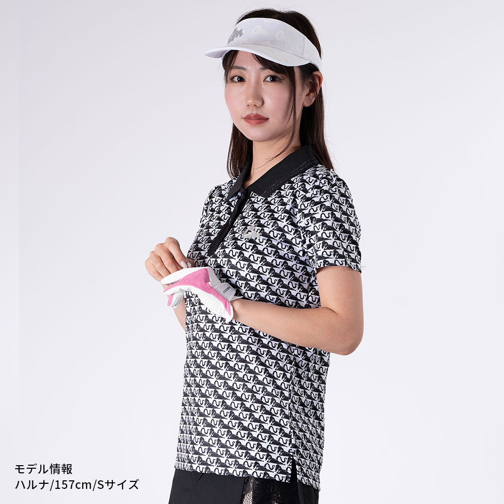 ATHERA pattern ポロシャツ