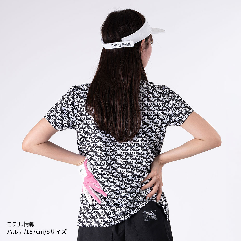 ATHERA pattern ポロシャツ