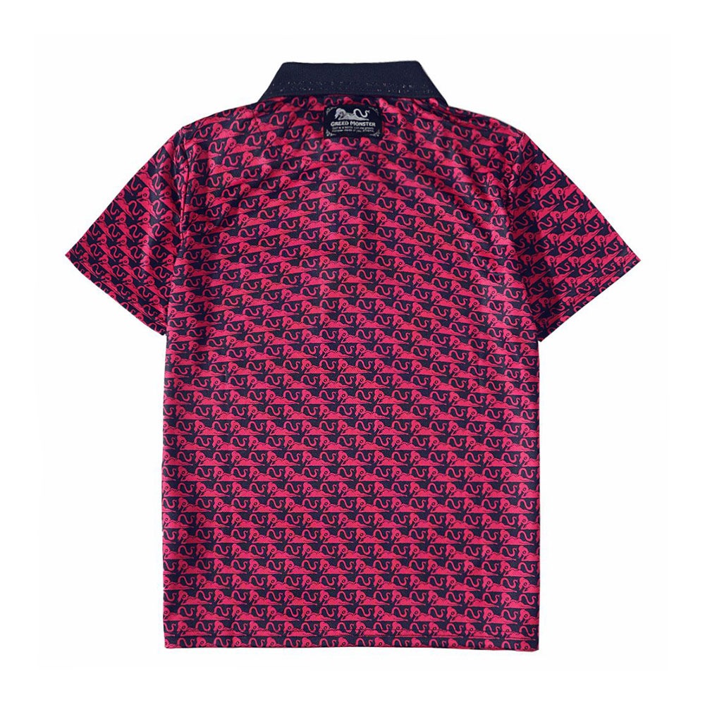 ATHERA pattern ポロシャツ