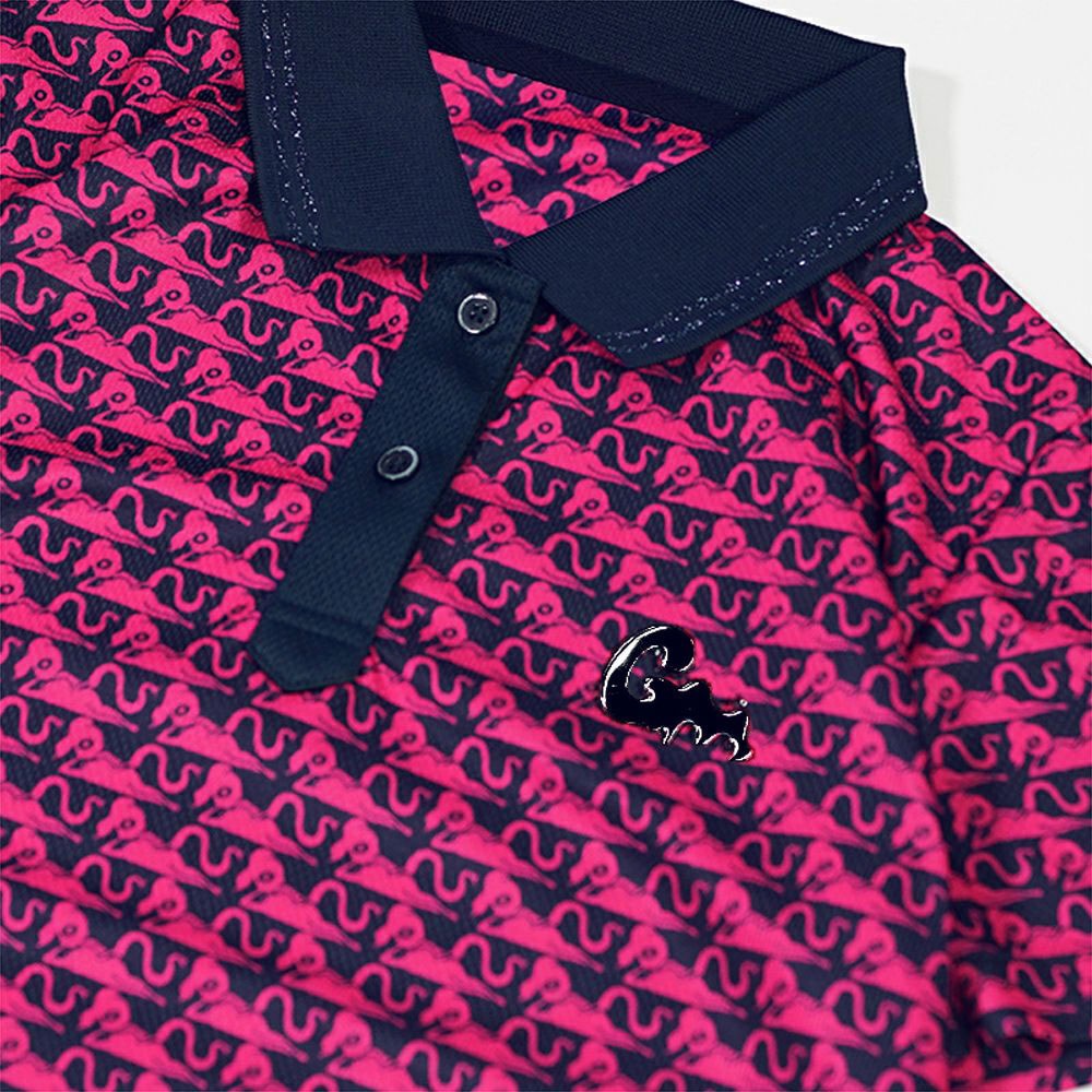 ATHERA pattern ポロシャツ