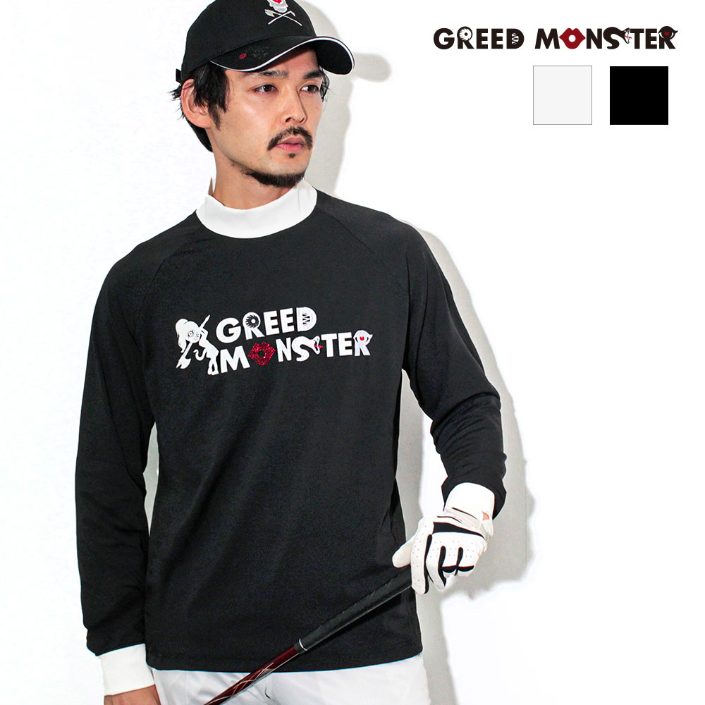 【GREED MONSTER】グリードモンスター Multi pattern モックネック長袖カットソー