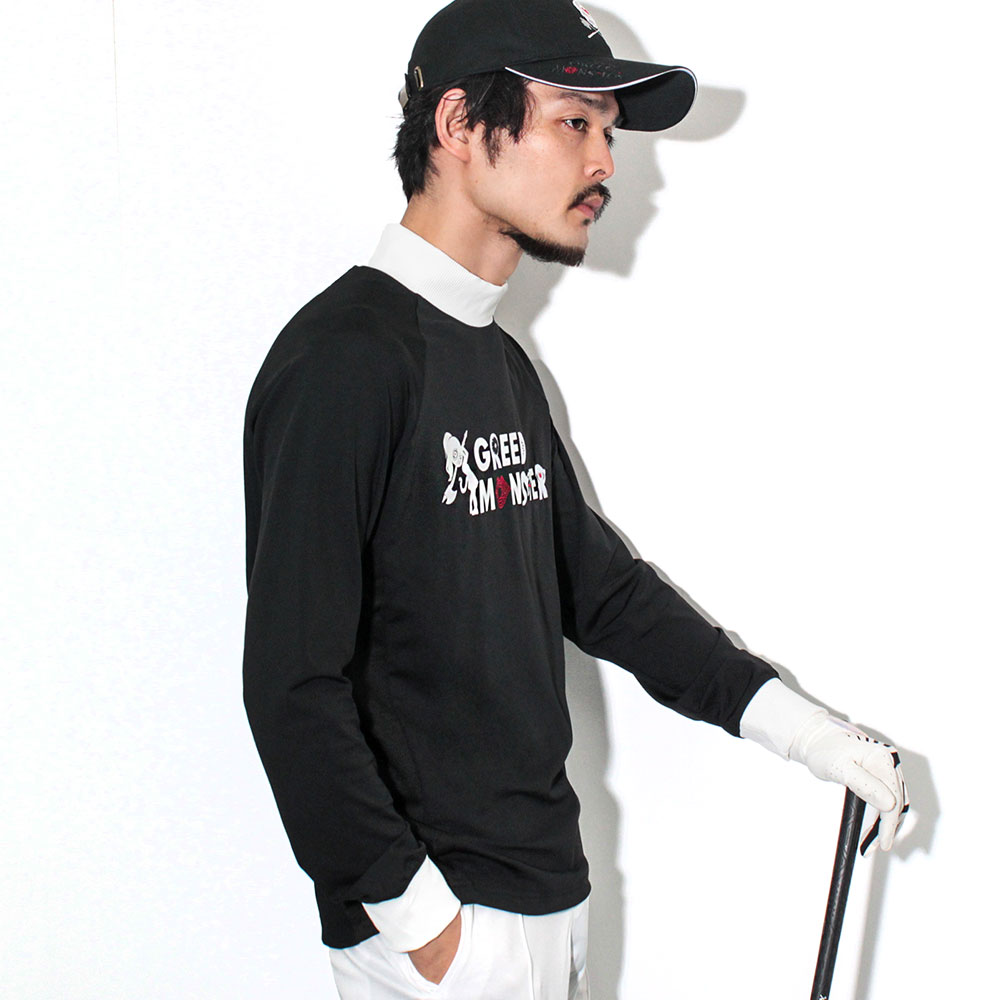 【GREED MONSTER】グリードモンスター Multi pattern モックネック長袖カットソー
