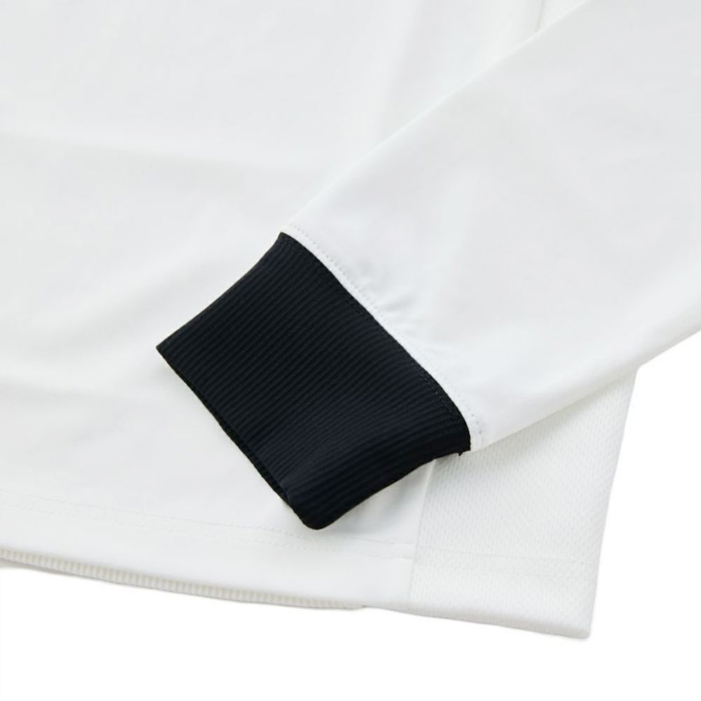 Multi pattern モックネック長袖カットソー