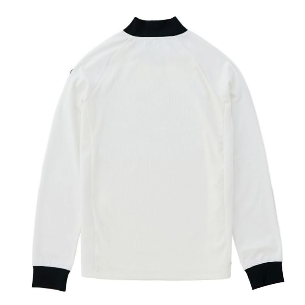 Multi pattern モックネック長袖カットソー