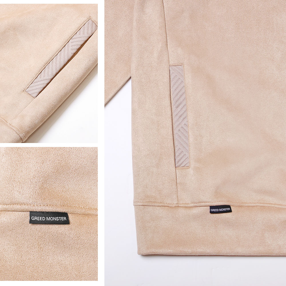 フェイクスウェードプルオーバーパーカー【GREED MONSTER】