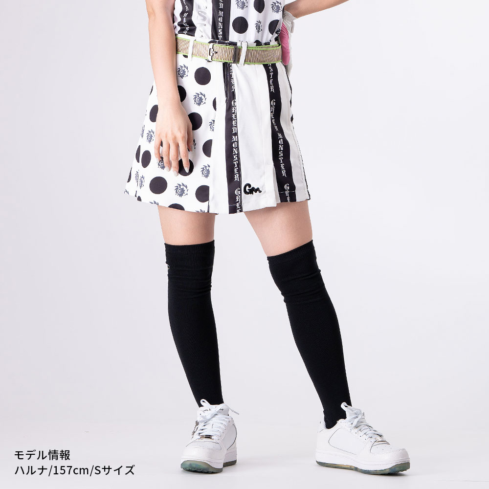 Stripe Dot GIRARI スカートパンツ