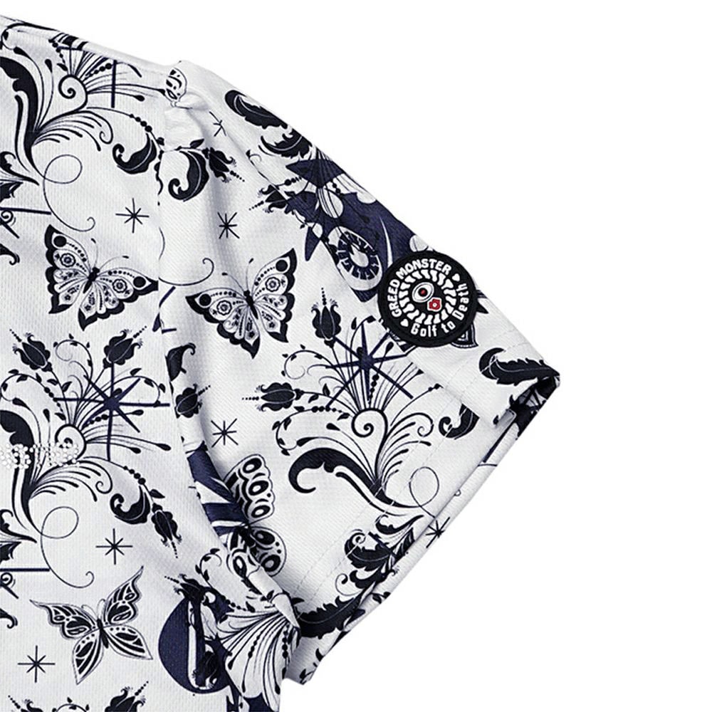 Butterfly Pattern ポロシャツ