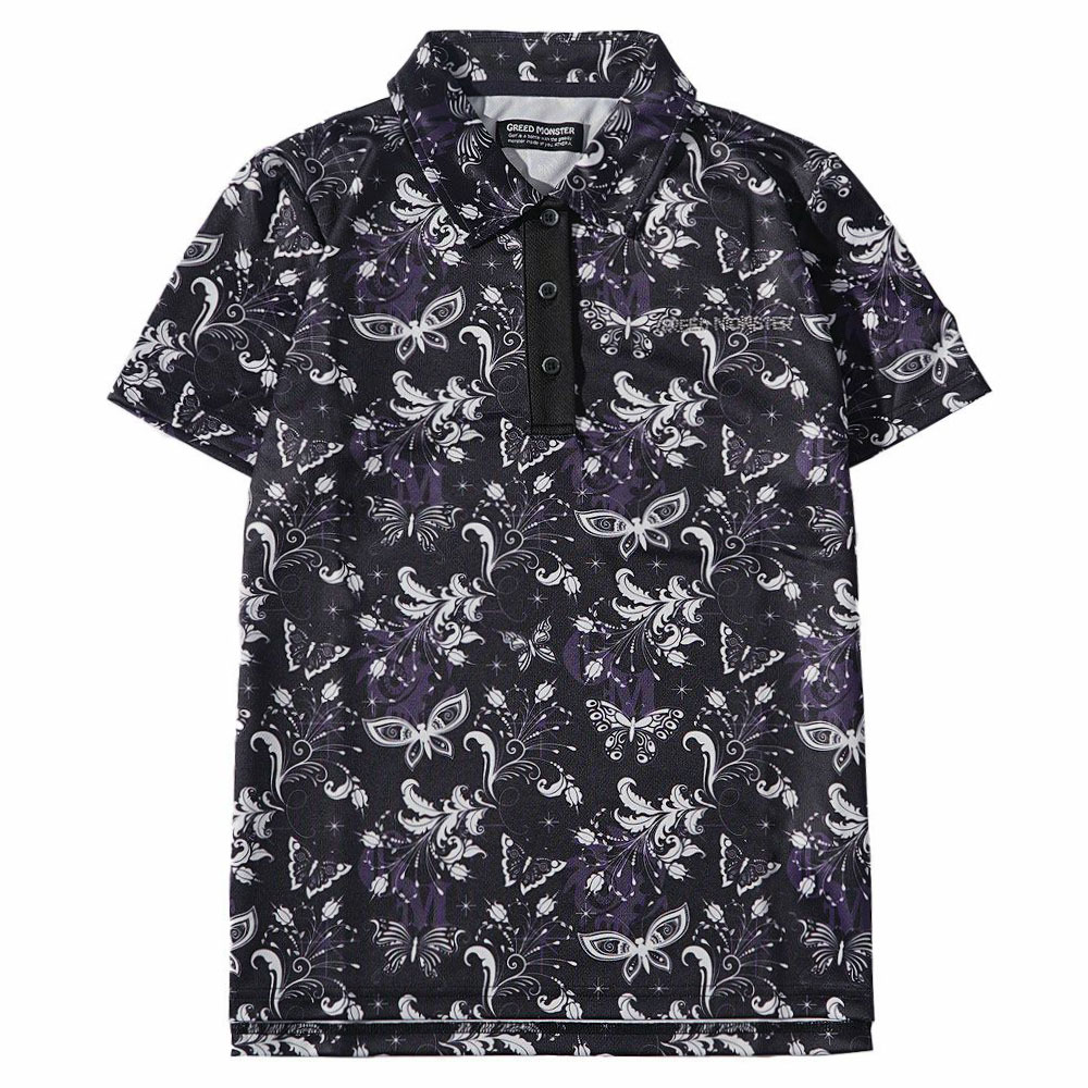 新品未使用タグ付き　バーバリーゴルフ　シャドーストライプ　ポロシャツ　L BURBERRY - 新品未使用タグ付き バーバリーゴルフ シャドー