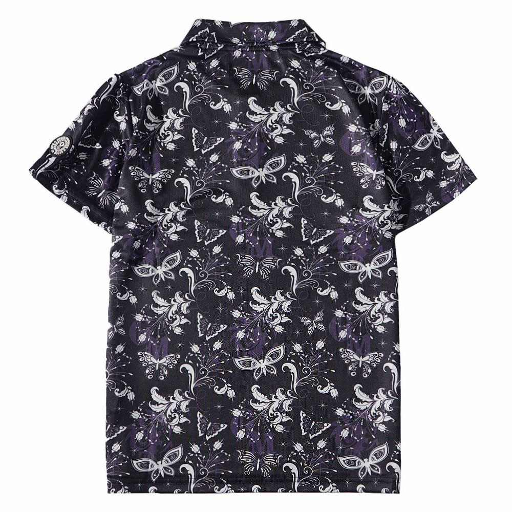 Butterfly Pattern ポロシャツ