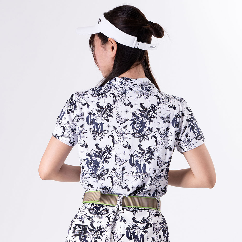 Butterfly Pattern ポロシャツ