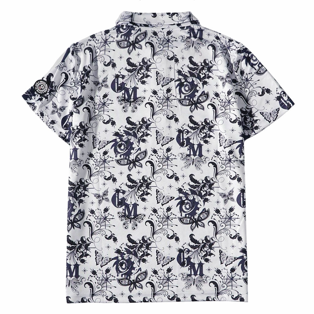 Butterfly Pattern ポロシャツ