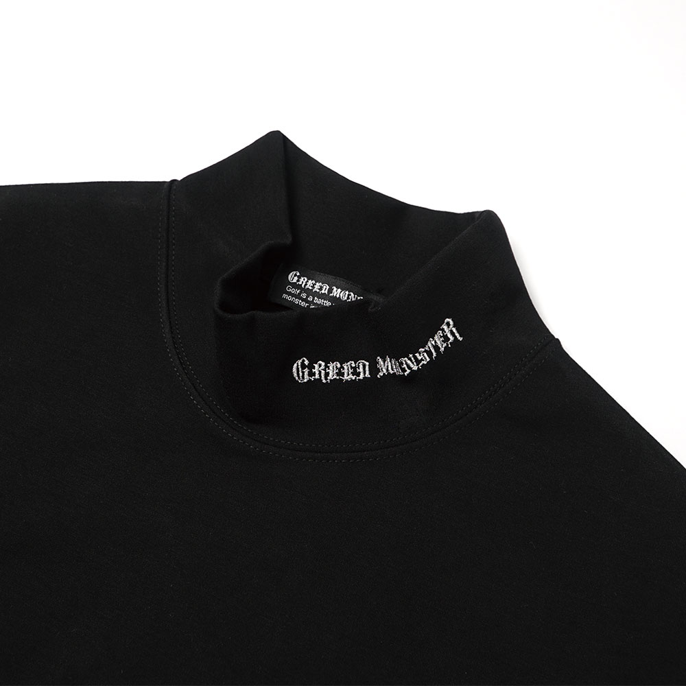 【GREED MONSTER】グリードモンスター GRADATION PRINT モックネック長袖カットソー