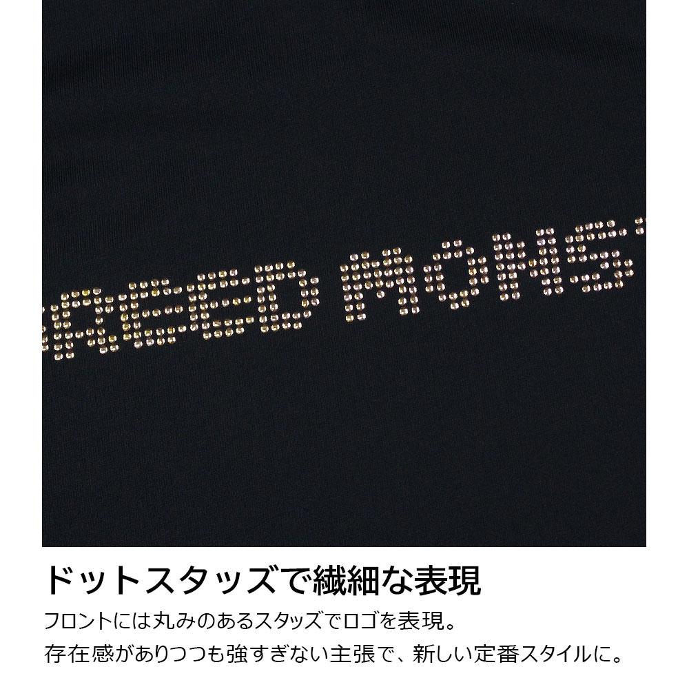 【GREED MONSTER】グリードモンスター ドットモンスター半袖モックネック