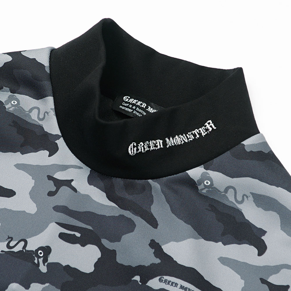 GREED MONSTER】グリードモンスター CAMOUFLAGE モックネック長袖