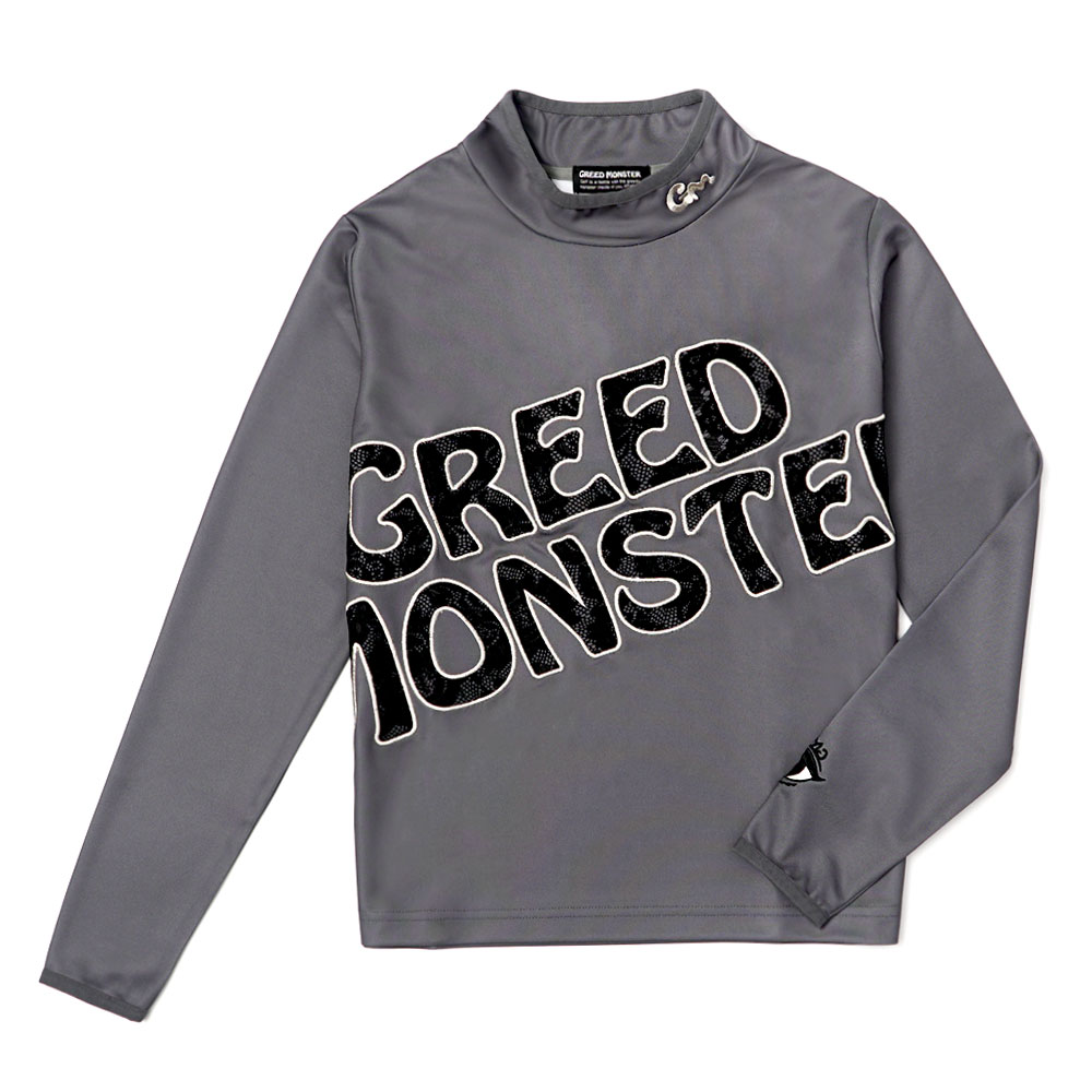 GREED MONSTER】グリードモンスター RACE PATCH モックネック長袖