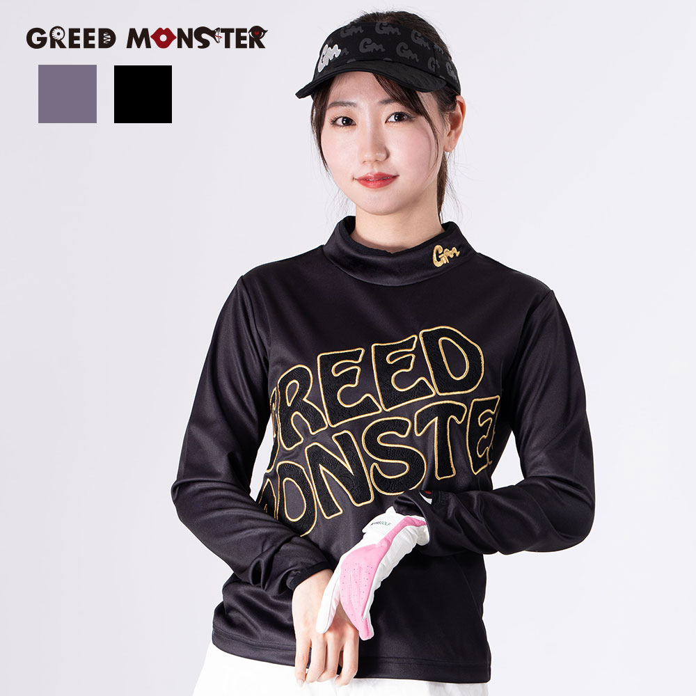GREED MONSTER】グリードモンスター RACE PATCH モックネック長袖