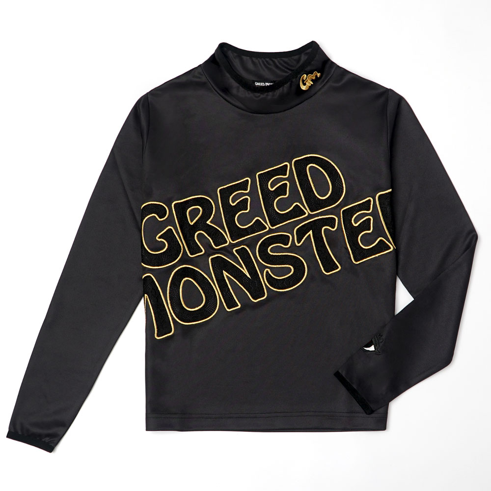 GREED MONSTER】グリードモンスター RACE PATCH モックネック長袖
