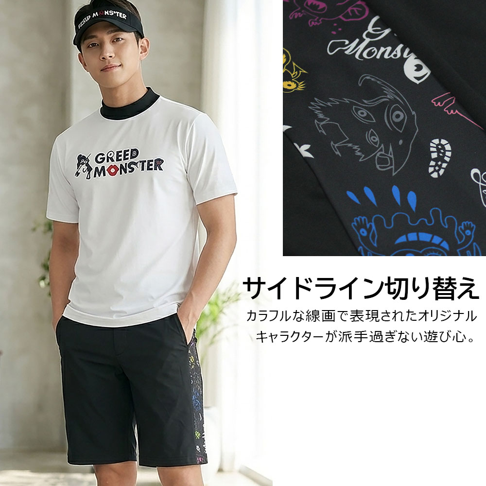サイドラインモンスター総柄ショーツGREED MONSTER】