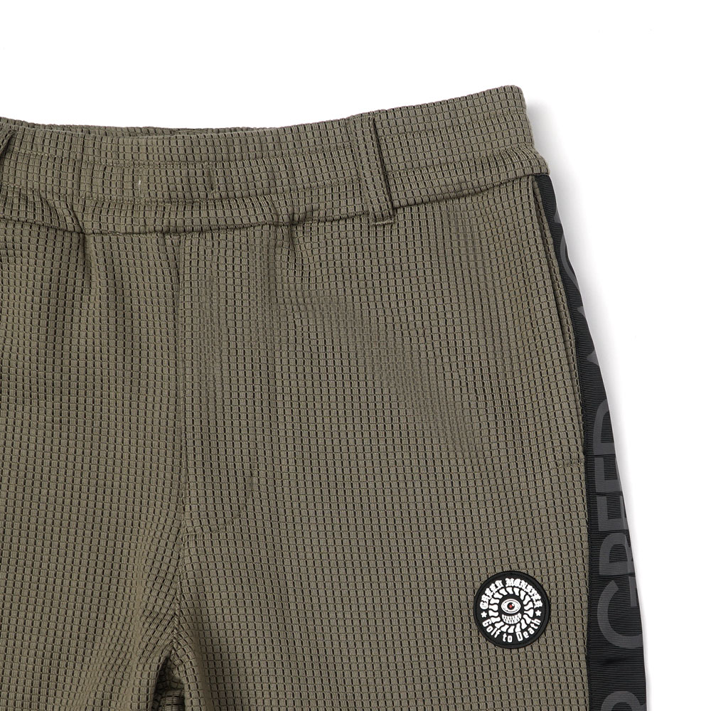 【GREED MONSTER】グリードモンスター LOGO TAPE ワッフルパンツ