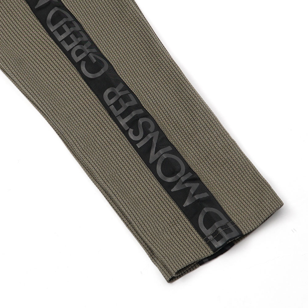 GREED MONSTER】グリードモンスター LOGO TAPE ワッフルパンツ