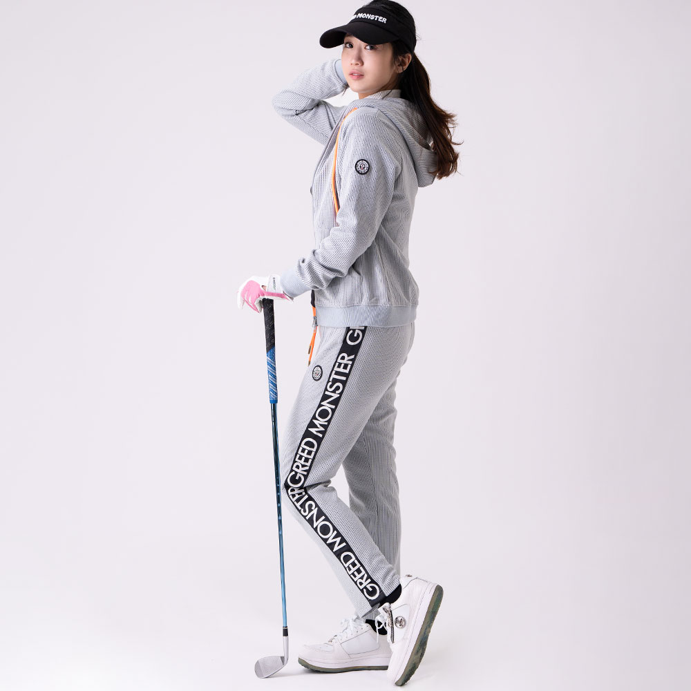 【GREED MONSTER】グリードモンスター LOGO TAPE ワッフルパンツ