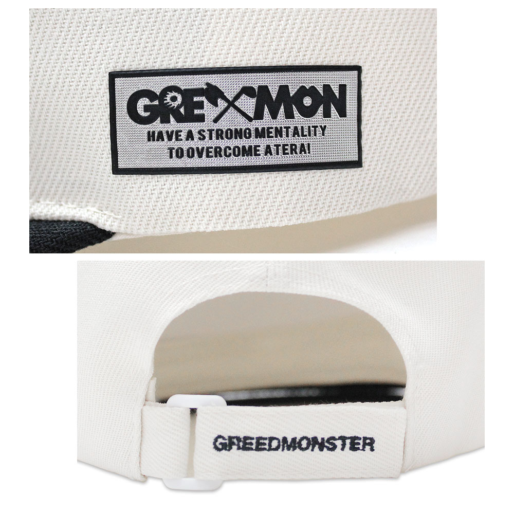 2トーンロゴフラットCAP【GREED MONSTER】