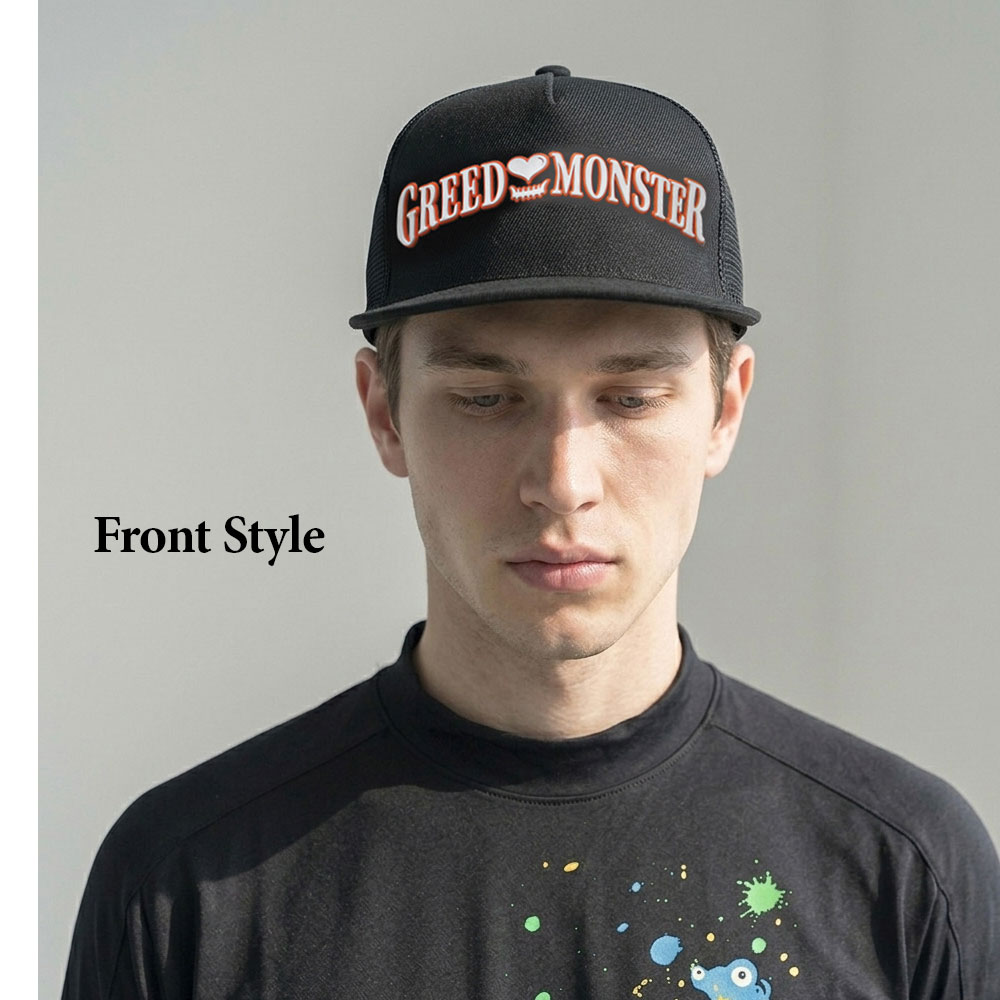 2トーンロゴフラットCAP【GREED MONSTER】