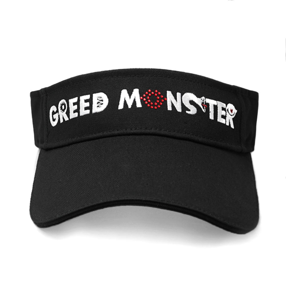 GREED MONSTER】グリードモンスター ラインストーンサンバイザー