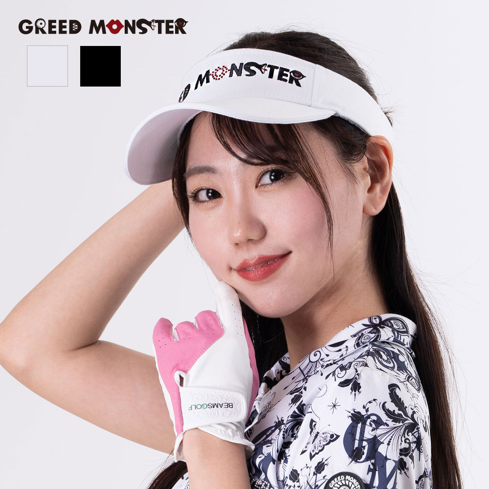 GREED MONSTER】グリードモンスター ラインストーンサンバイザー