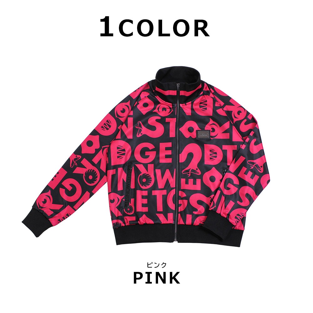総柄プリントトラックジャケット【GREED MONSTER】