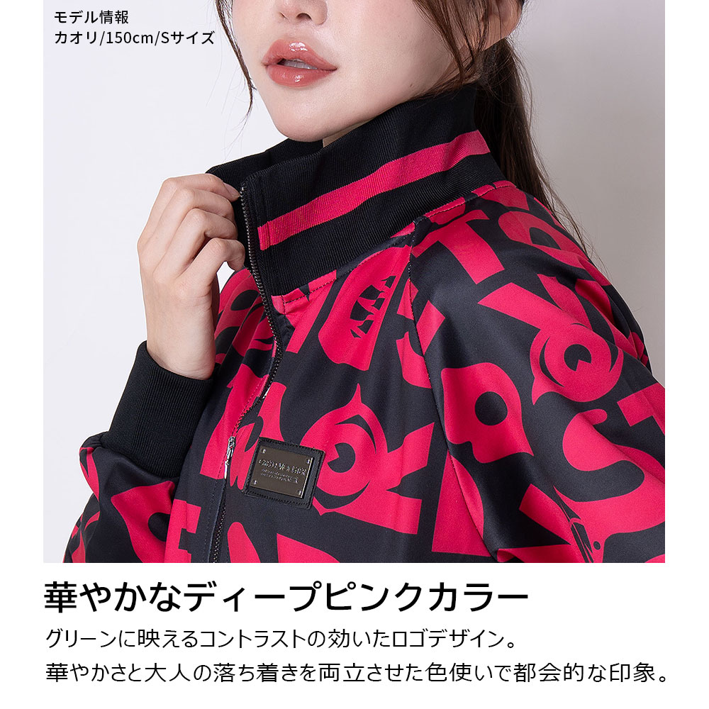 総柄プリントトラックジャケット【GREED MONSTER】