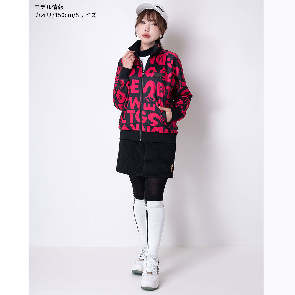 総柄プリントトラックジャケット【GREED MONSTER】