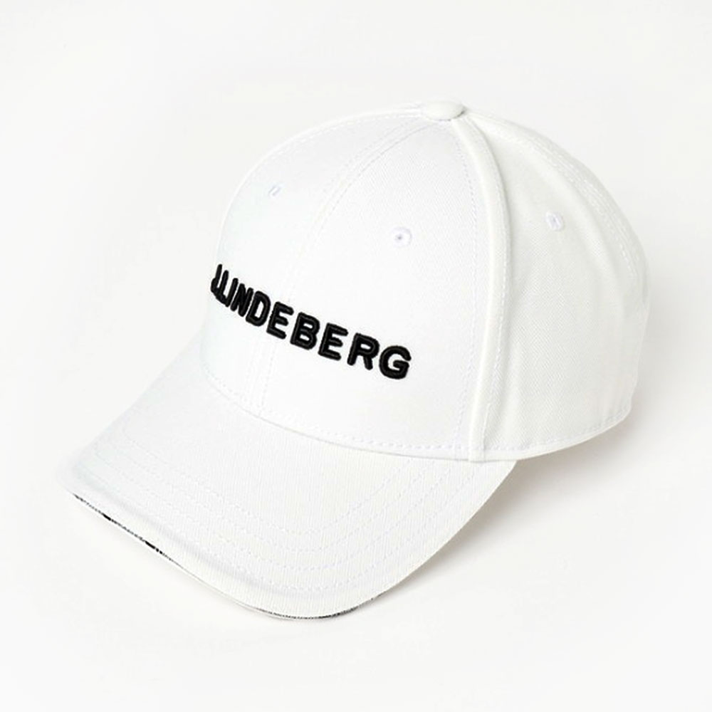ロゴツイルキャップ　WHITE【J.LINDEBERG】