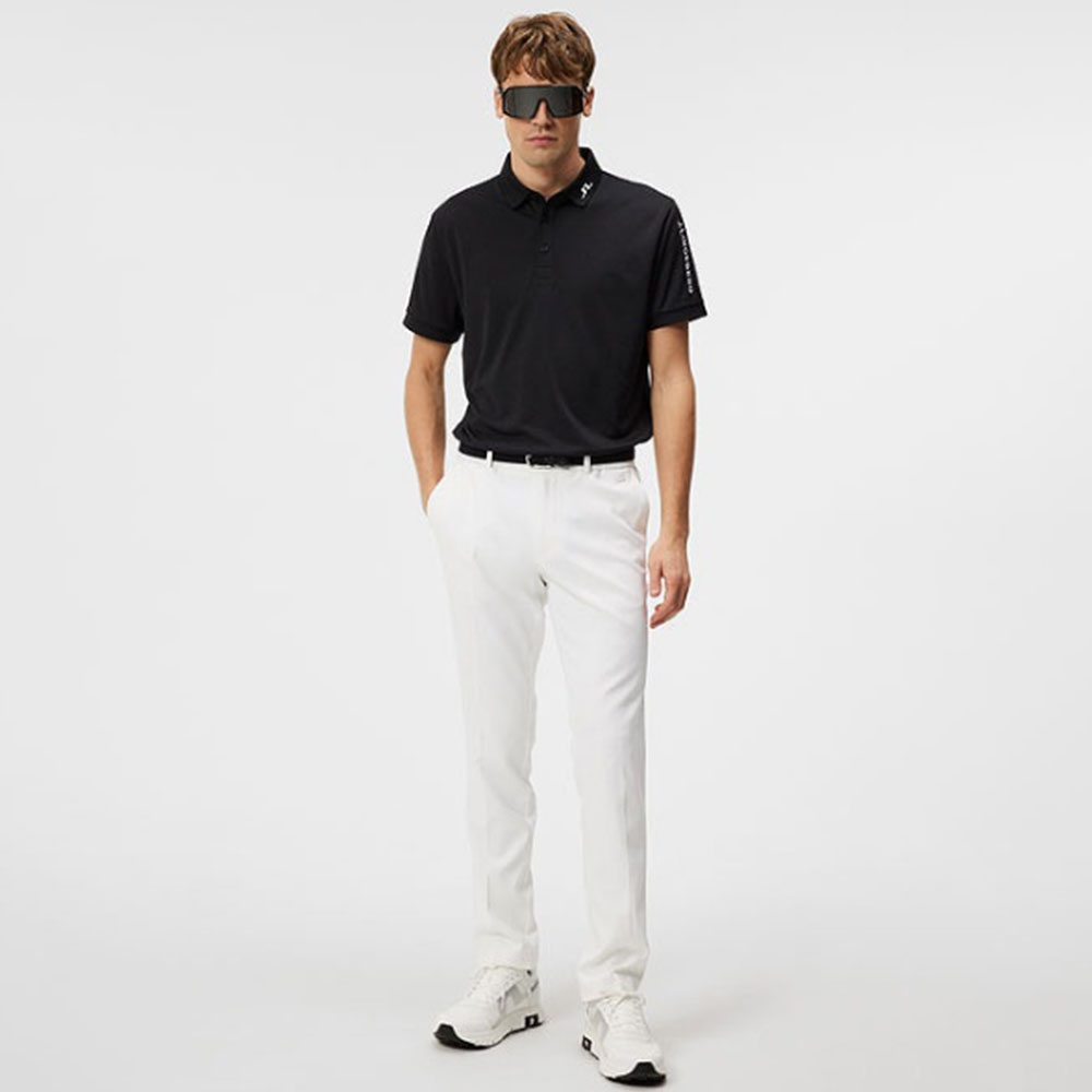 【Lサイズ】J.LINDEBERG メンズ ポロシャツ　ブラック J.LINDEBERG ポロシャツ 「J.LINDEBERG/GOLF」シリコンブリッジ
