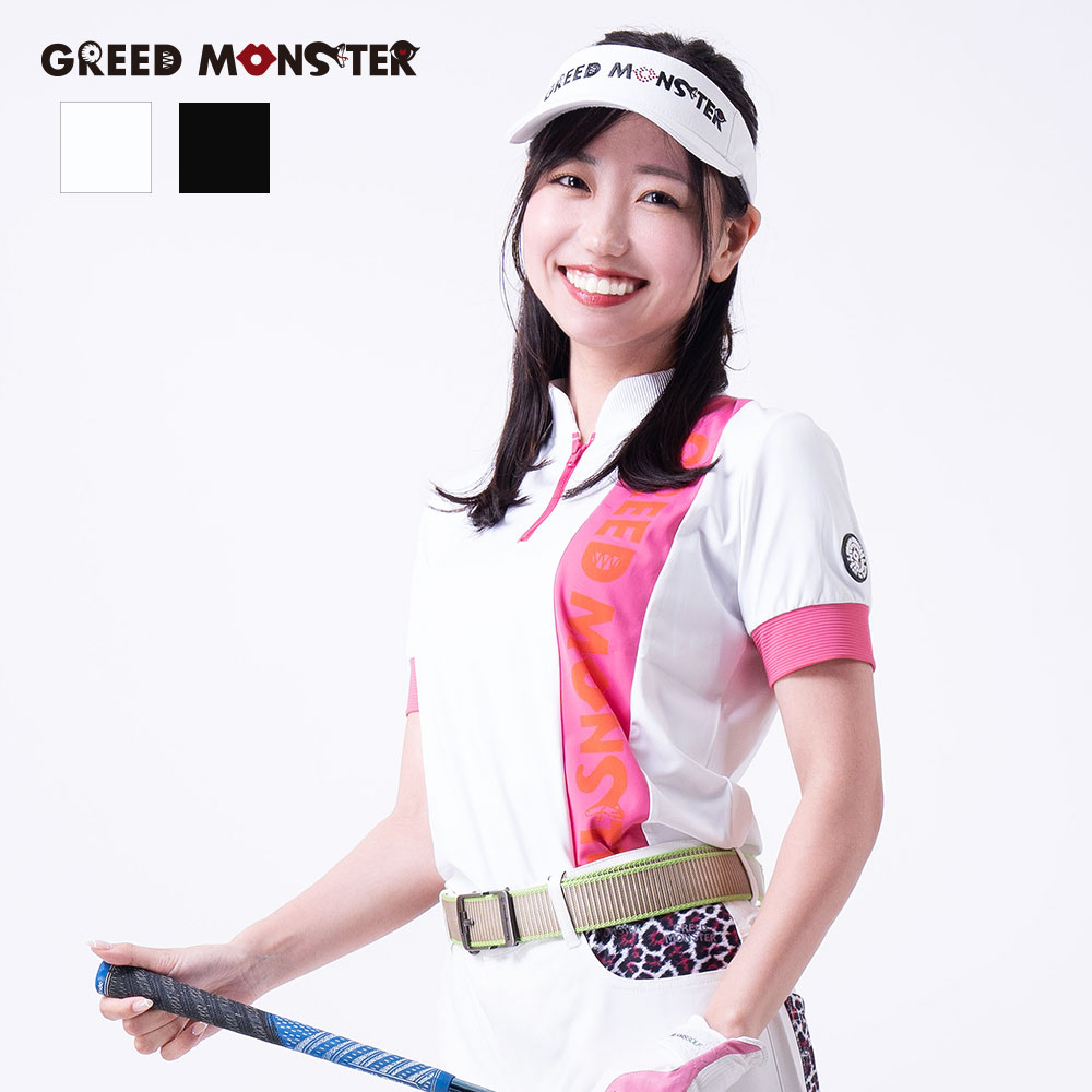 GREED MONSTER】グリードモンスター All MonsterハーフZIPカットソー