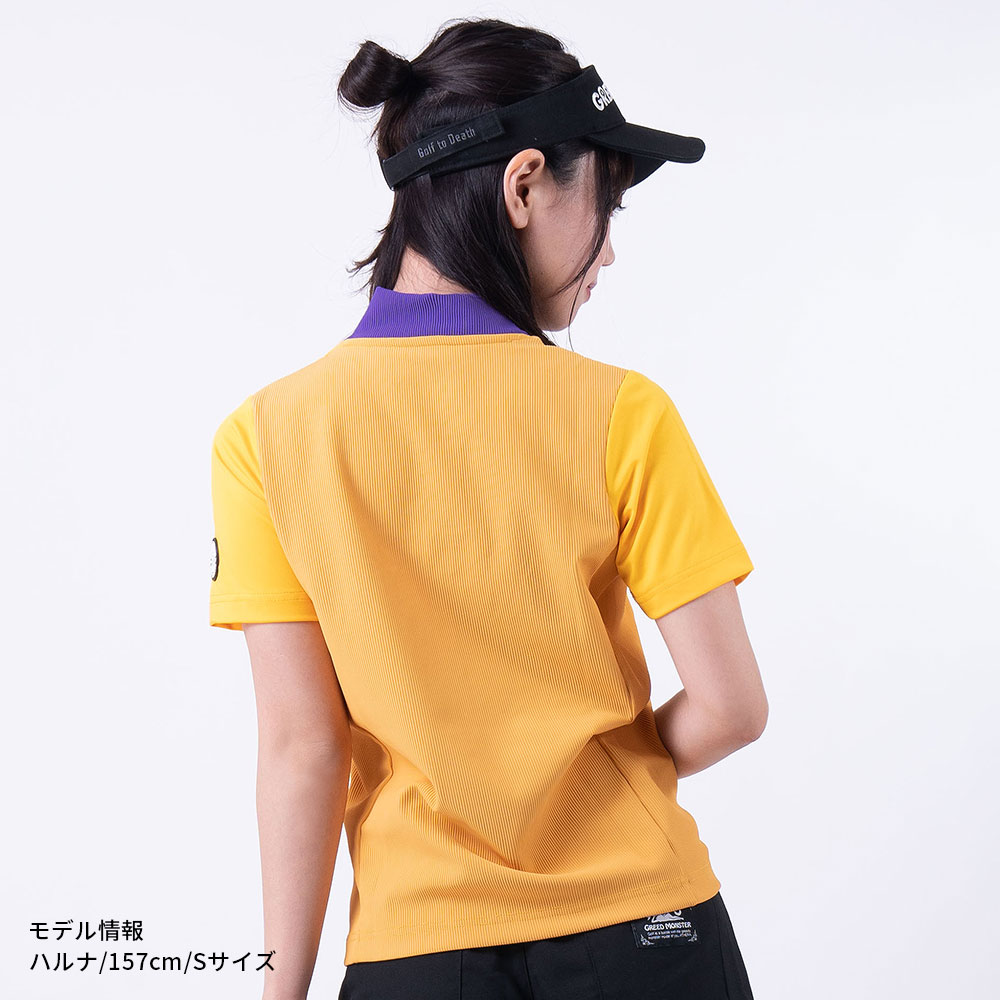 Multi Pattern モックネックTシャツ