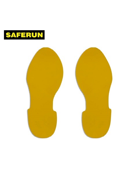 5Sフロア表示ステッカー（足型） 10セット(左10枚・右10枚) | 防災用品